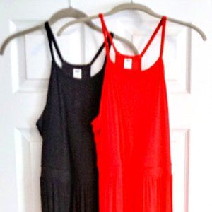 Two for One DEAL! Black and red maxi dresses!